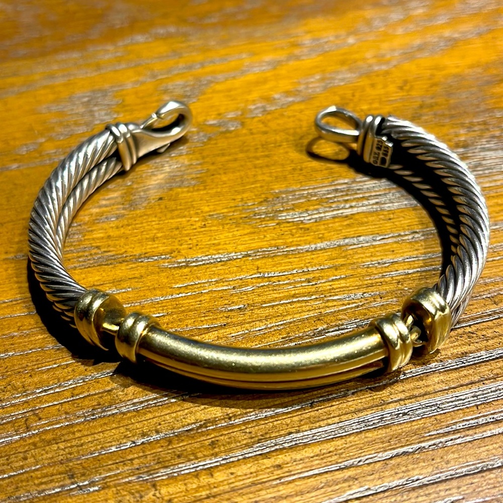 David Yurman Gold/Sterling Silver Bracelet
